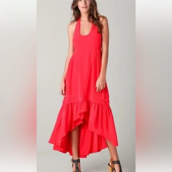 strapless open back dress IRO Layer Longsleeve Dress in Orange  Order Of Style